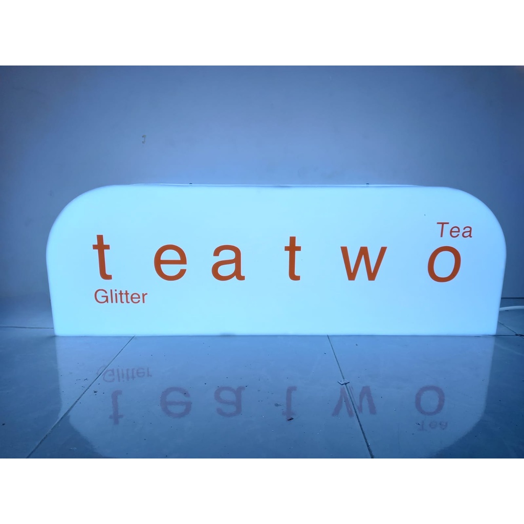 Jual Neon Box Full Akrilik Neon Box 2 Sisi Neon Box Custom