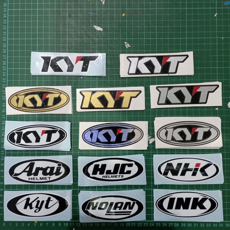 STIKER CUTTING HELM KYT / STICKER KYT