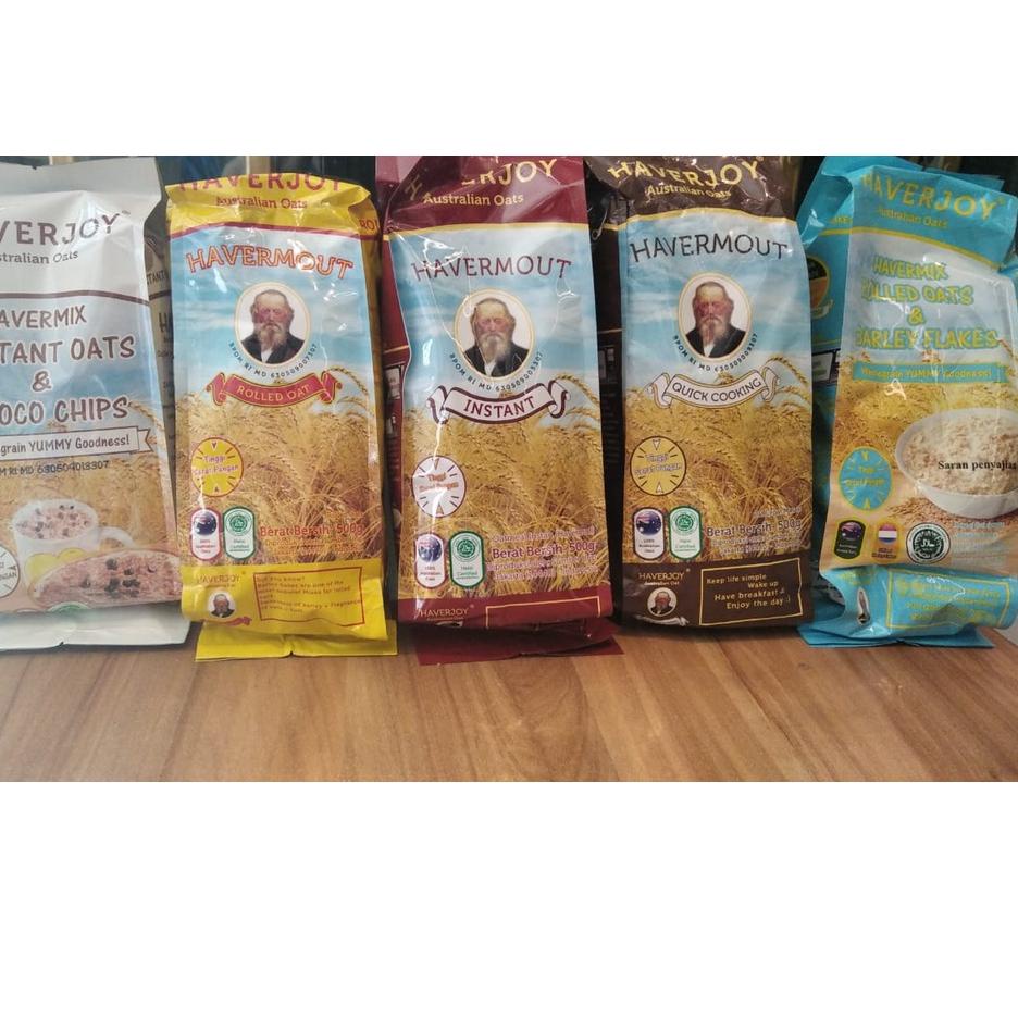 

Siap Kirim--Haverjoy Rolled Instan Oat 1000 gram Havermix Havermut