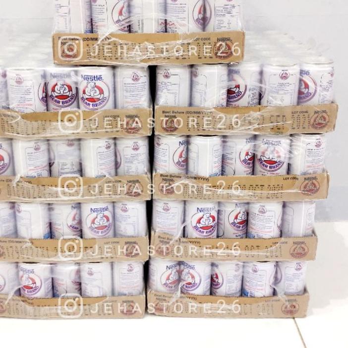 

BISA COD ✔️[ SUSU STERIL ] Bear Brand 189mL ( 1 Karton / 1 Dus isi 30pcs )|RA2