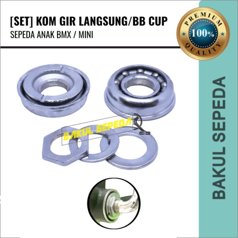 kom gir set langsung / bb parts sepeda bmx