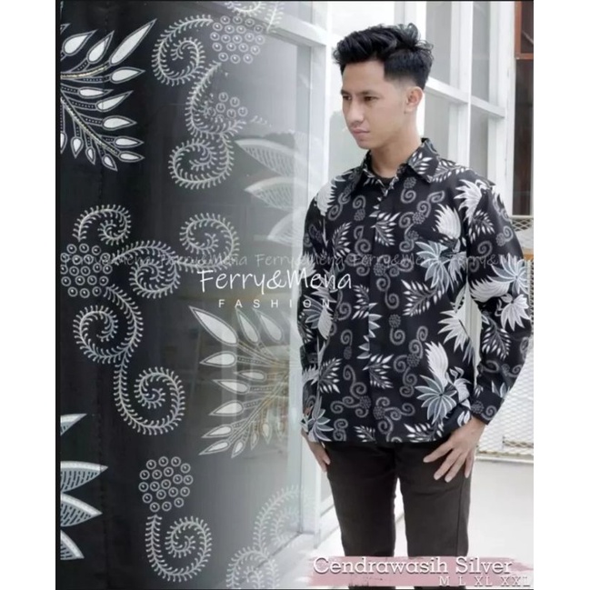 Harga Promo//Baju Batik Pria//Batik Pesta//Batik Terbaru//Batik Seragam Pesta/pakaian tradisional/batik termurah/Baju Batik Pria lengan panjang