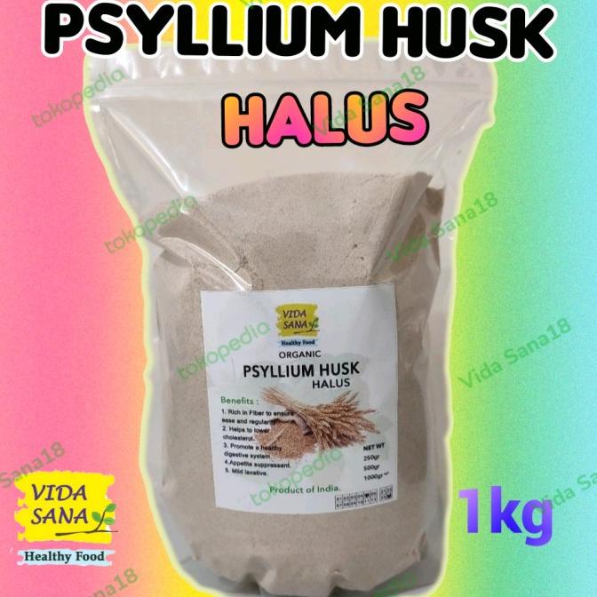 

[COD] PSYLLIUM HUSK 98% PURE - HALUS 1000gr [COD]
