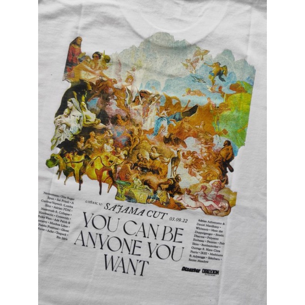 SNSCO TSHIRT sajama cut - you can be anyone you want Ukuran (S-3XL)