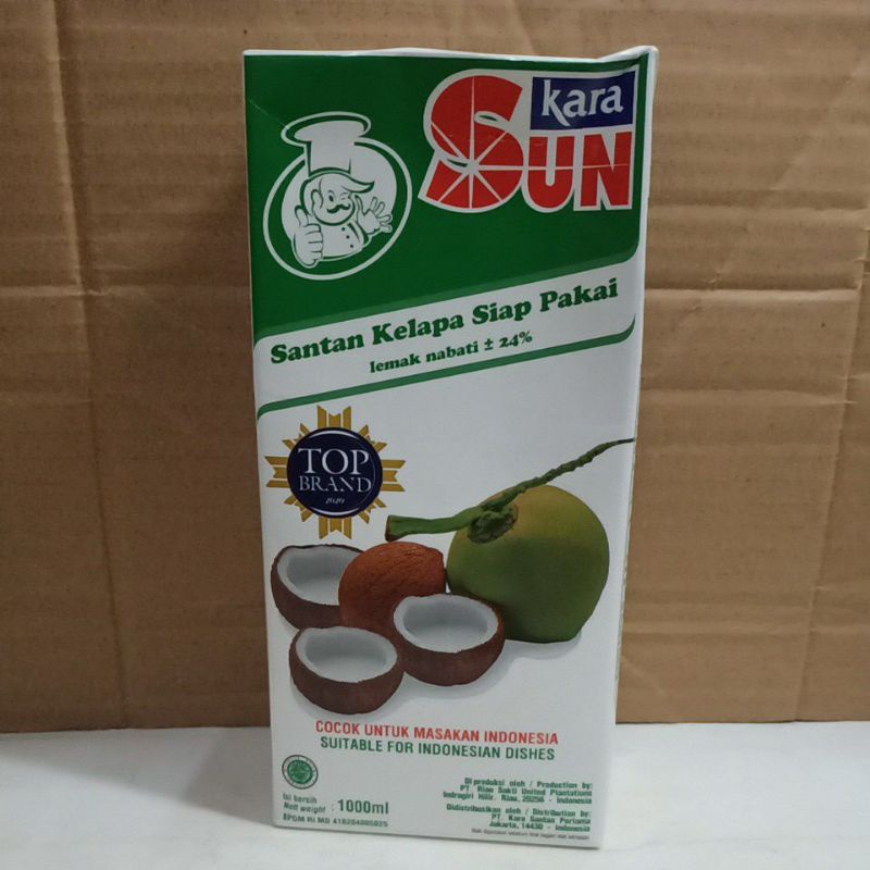 

Sun Kara Santan Kelapa 1000 ml / 1 Liter