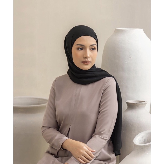 HL PASHMINA INSTAN (BLACK) BY HEAVENLIGHTS HL