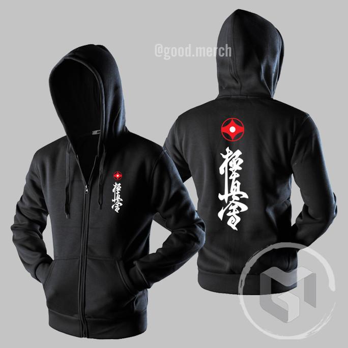 Jaket Pria Kyokushin Karate Sweater Distro Polos