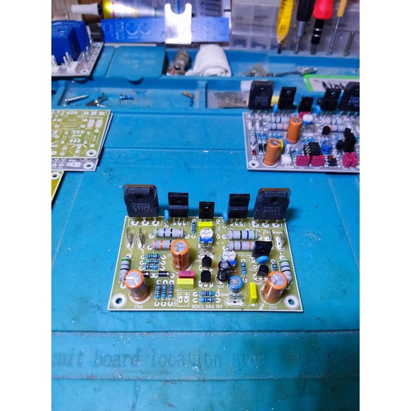 (tested) socl 504 Tef pcb fiber komponen pilihan driver power