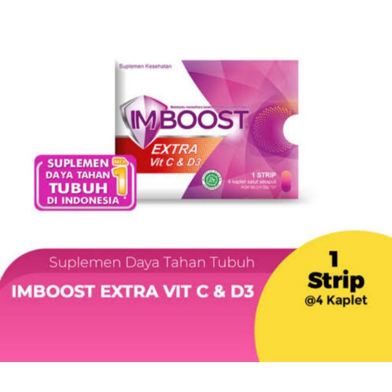 Jual IMBOOST EXTRA VIT C & D3 | Shopee Indonesia