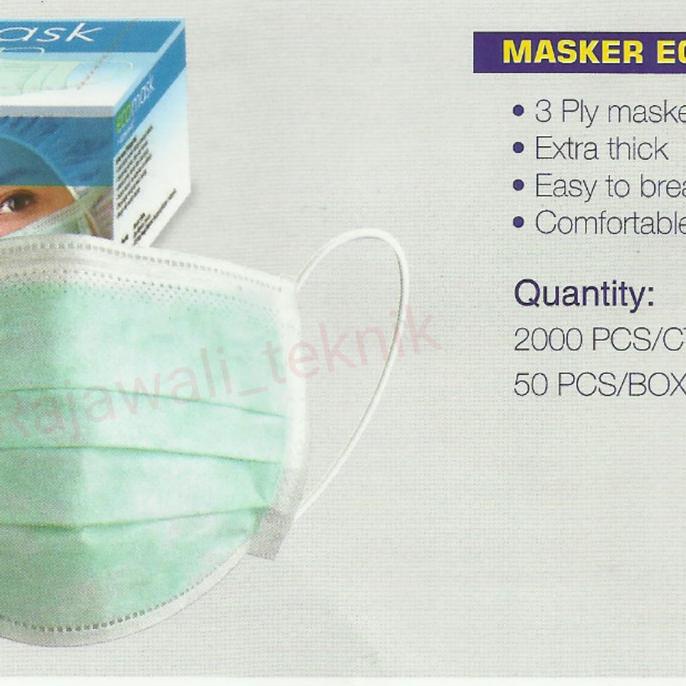 Masker EcoMask GOSAVE /masker 88-rjtek Kualitas Baik