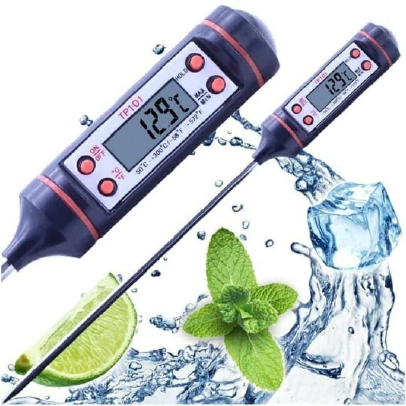 FOOD THERMOMETER TERMOMETER MAKANAN DAGING BBQ KUE MINUMAN KOPI SUSU ALAT UKUR SUHU