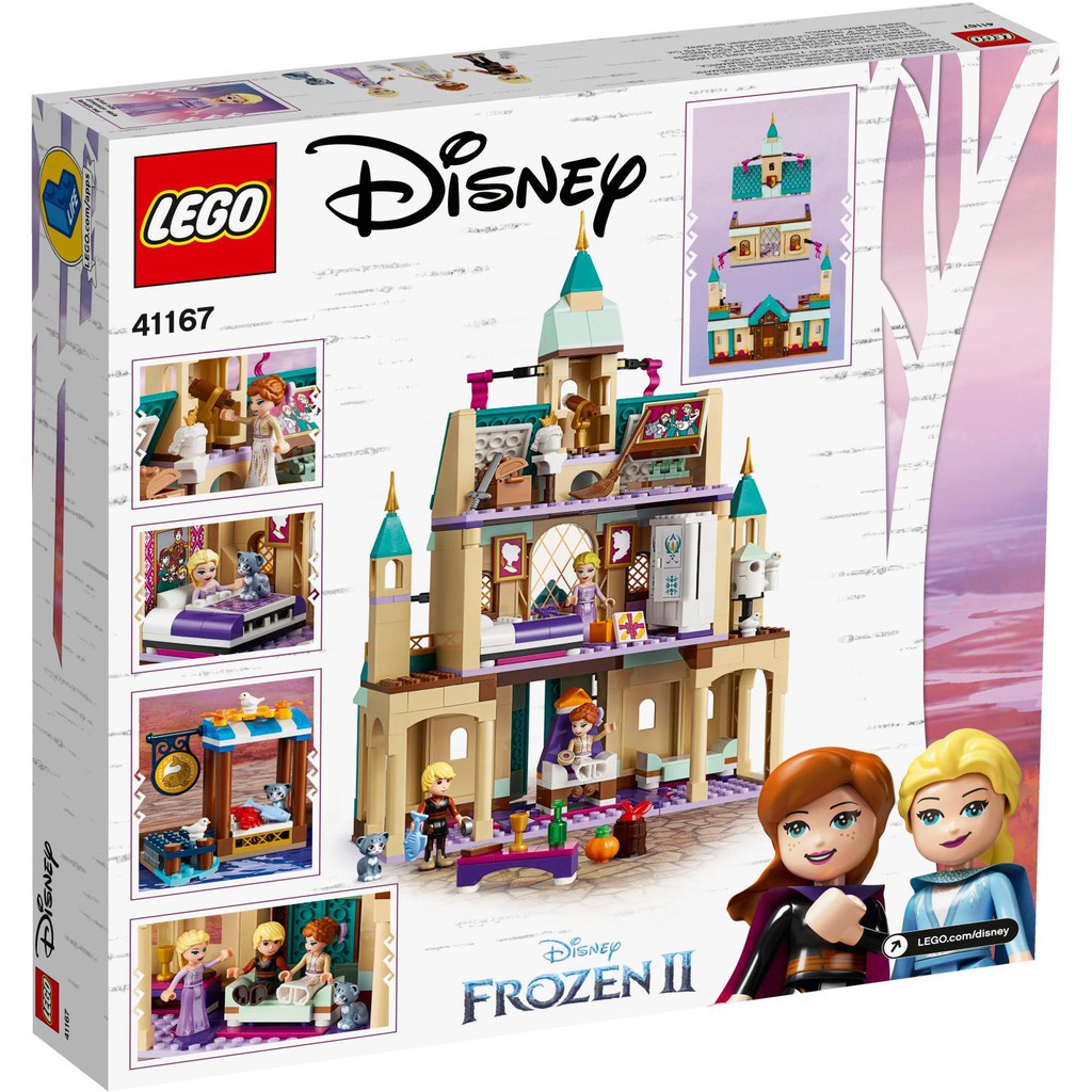 LEGO Disney Princess 41167 Arendelle Castle Village (521 Pieces) Mainan Kastil Arendelle (5 Tahun +)