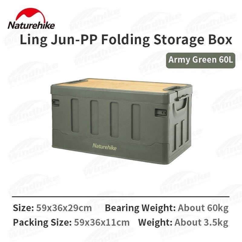 STORAGE BOX NATUREHIKE NH22SNX01 / BOX ALAT CAMPING GLAMPING