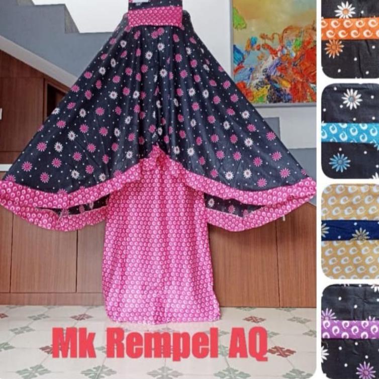 SBW.18Oc22ᴳ ◦ mukena bali jumbo motif bunga tiedye / grosir mukena rempel  bali