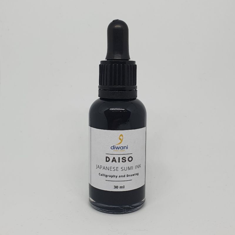 Tinta Sumi Daiso Jepang Hitam