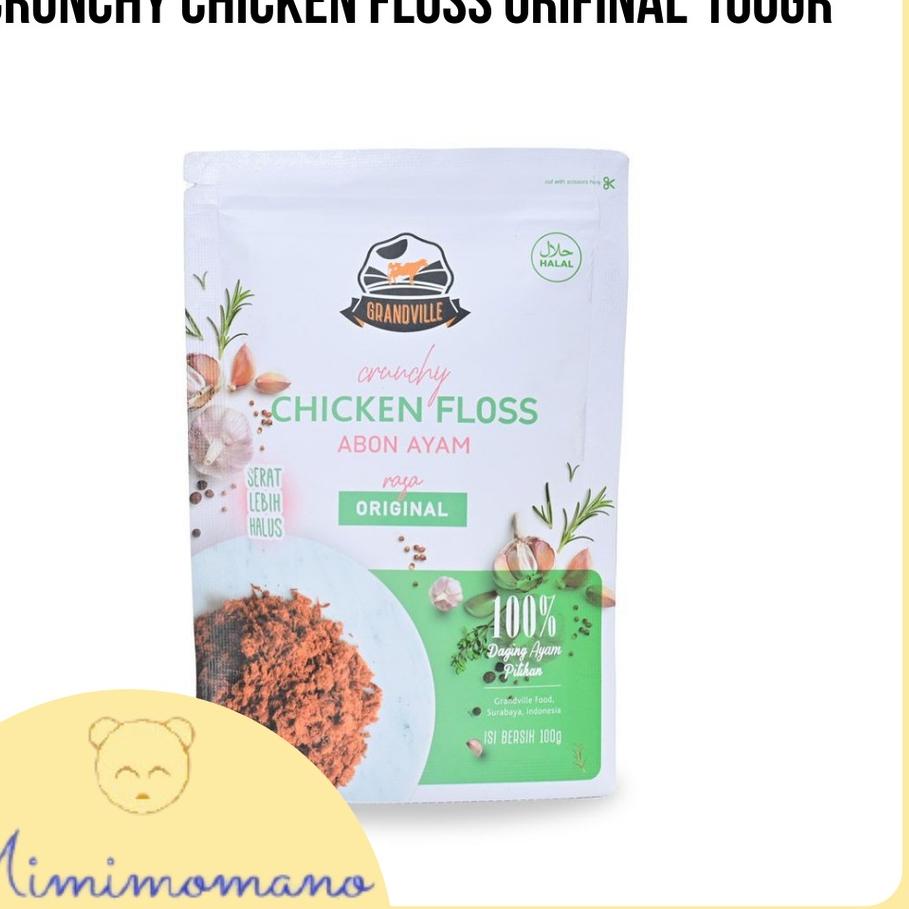 

GRATIS ONGKIR✅Grandville Abon AYAM Crunchy Single Pack Original / Abon Mpasi Halal Anti GTM|KD8