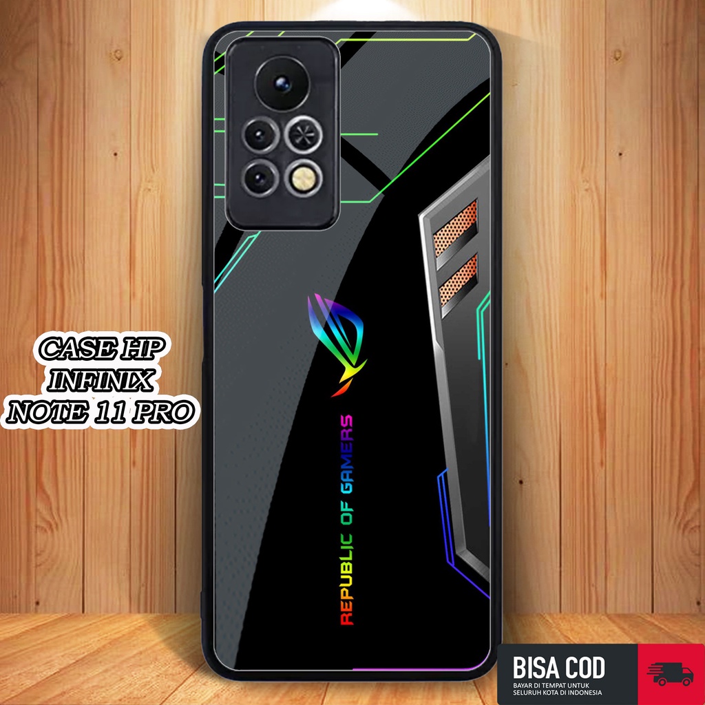Case INFINIX NOTE 11 PRO [ROG GAMERS] Fashion Case - Case Hp INFINIX NOTE 11 PRO - Sarung Hp INFINIX