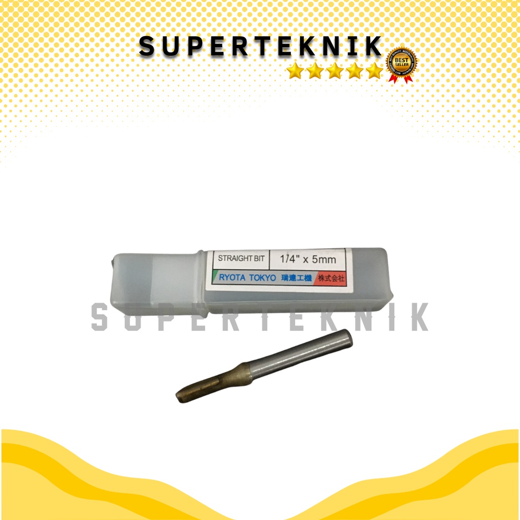 Mata Profil Kayu Lurus Straight Bit 5mm WOOD