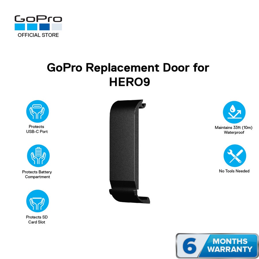 Replacement Door GOPRO HERO9 / 10 - GoPro Hero Acc Replacement Door