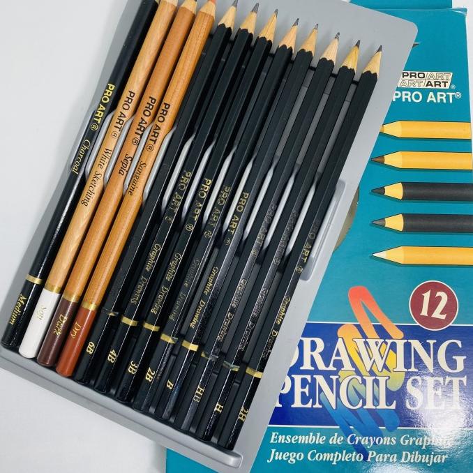 

PRO ART DRAWING PENCIL SET 12 PCS