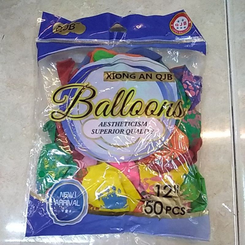 Balon Metalik Polos 12 inch Per 50 pcs/Balon Latex  /Balon Polos100pcs /Balon Dekorasi