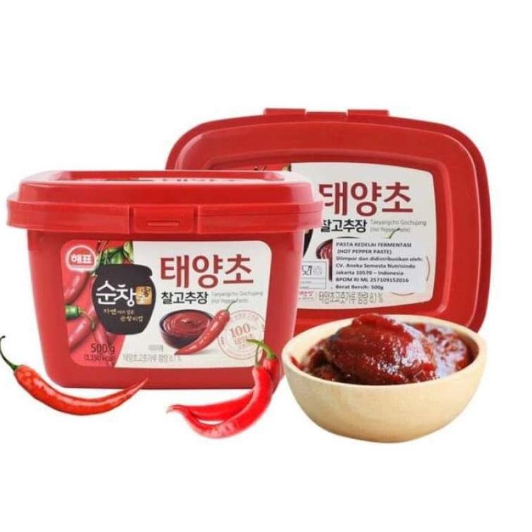 

CSc1C6o--SAJO GOCHUJANG, KOREAN HOT PEPPER PASTE 500gr / PASTA CABE GOCHUJANG KOREA - SAMBAL KOREA