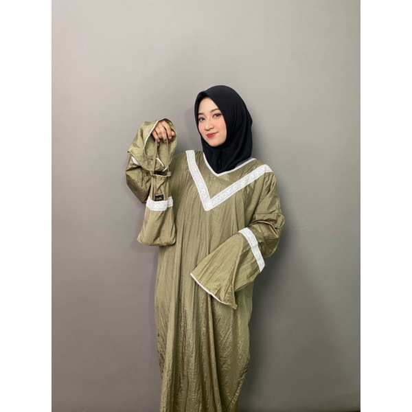 Abaya Sholat Traveling - Mukena Abaya - Mukena Parasut