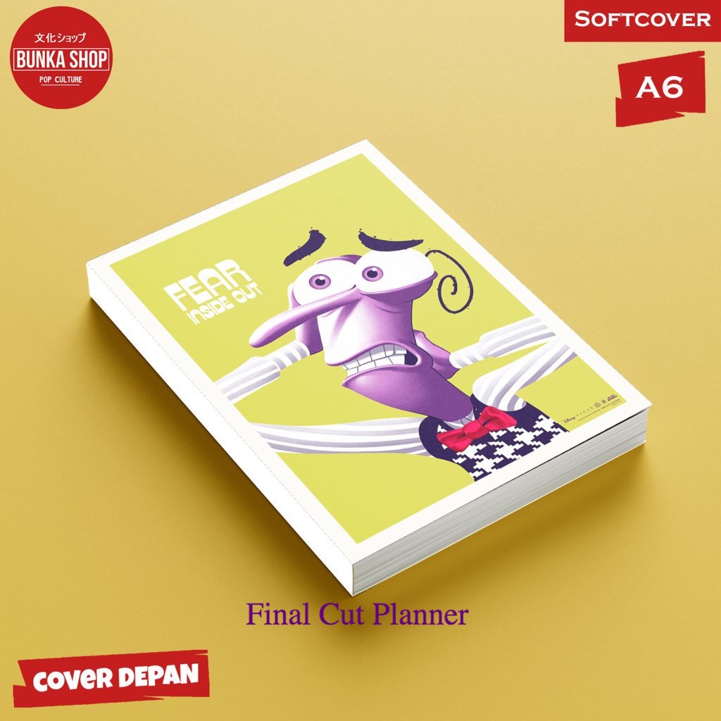 

Pocket Note Disney Inside Out Fear Softcover A6 Buku Tulis catatan Notes Agenda Planner Jurnal .