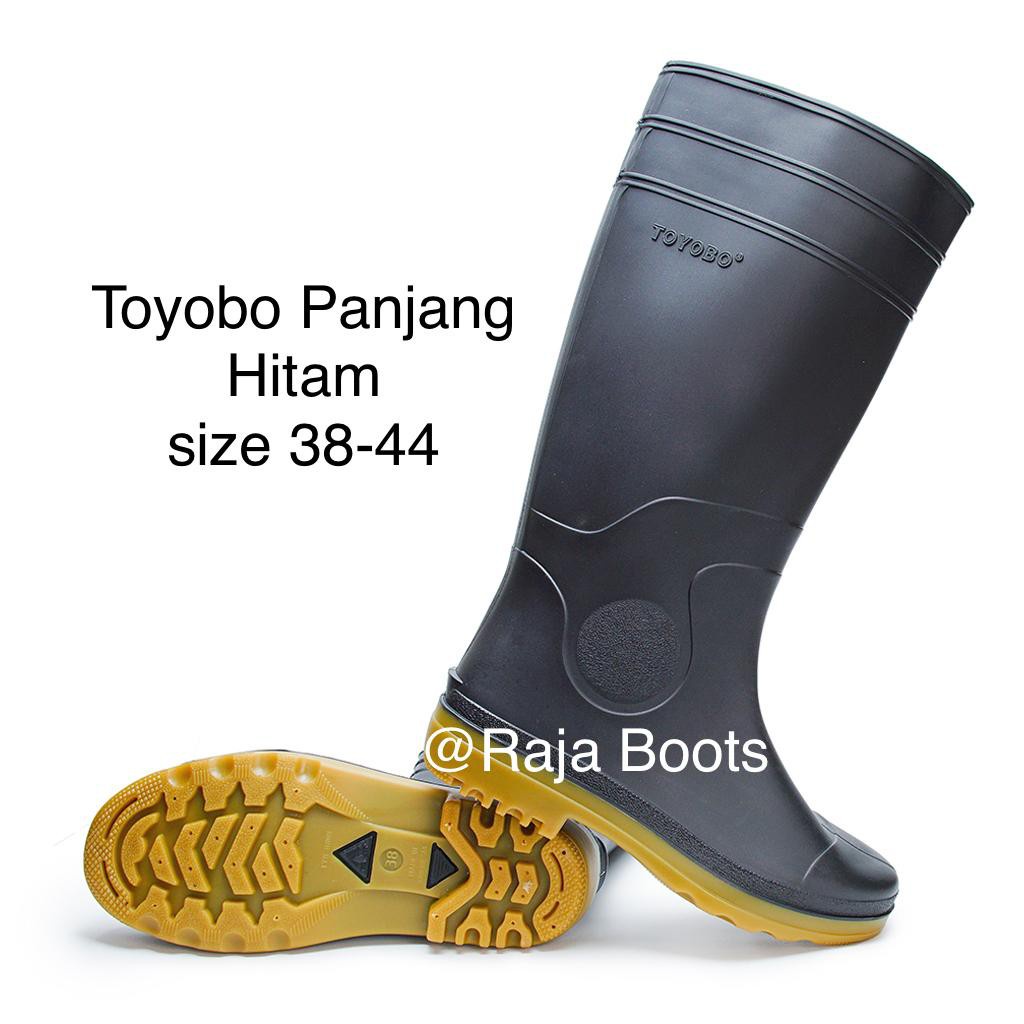 Toyobo Boots &amp; MaxSafe Panjang Hitam