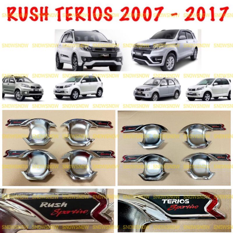 Outer Cover Mangkok Rush Terios Old Lama 2007 2012 2015 2017 Activo Chrome