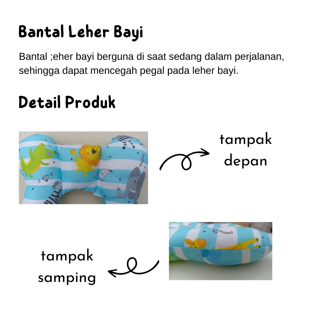 Bantal Leher Bayi | Bantal Kepala Leher Bayi