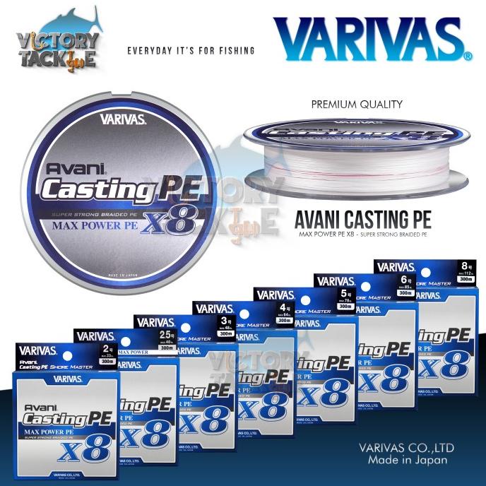 PE Varivas Avani Casting Max Power X8