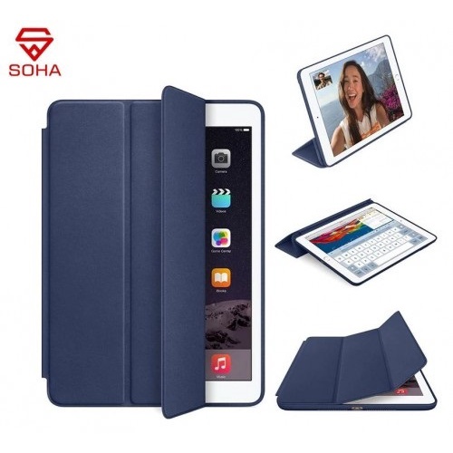 SCI-002 New Ipad 7 10.2 Inch 2019 Sarun Leather Case Smart Cover Model Lipat 3 Design Bisa Stand Posisi Landscape