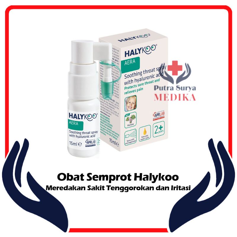 Halykoo Pereda Sakit Tenggorokan Anak | Throat Spray 15ml