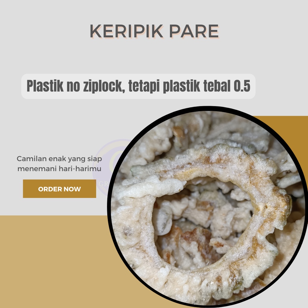 

Keripik Pare 250Gr