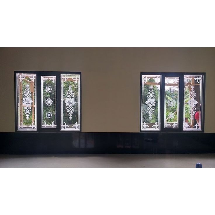 cutting stiker jendela masjid