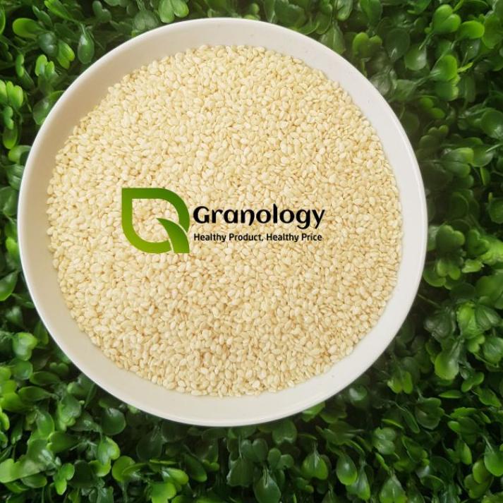 

10.10 Brand Wijen Putih / White Sesame Seed (1 kilogram) by Granology !