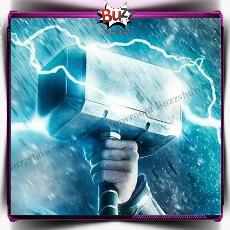 Palu Thor Mainan Anak Superhero Hammer LED