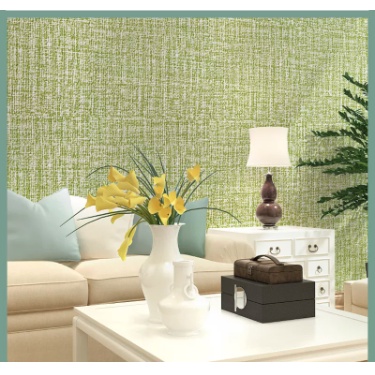 Wallpaper Linen Foam - Wallpaper Dinding Kamar Tidur - Linen Hijau - Wallpaper Line 3D - Wallpaper Busa Foam 3D - Wallpaper Kedap Suara - Wallpaper Stiker Dinding - Wallpaper Elgant Polos