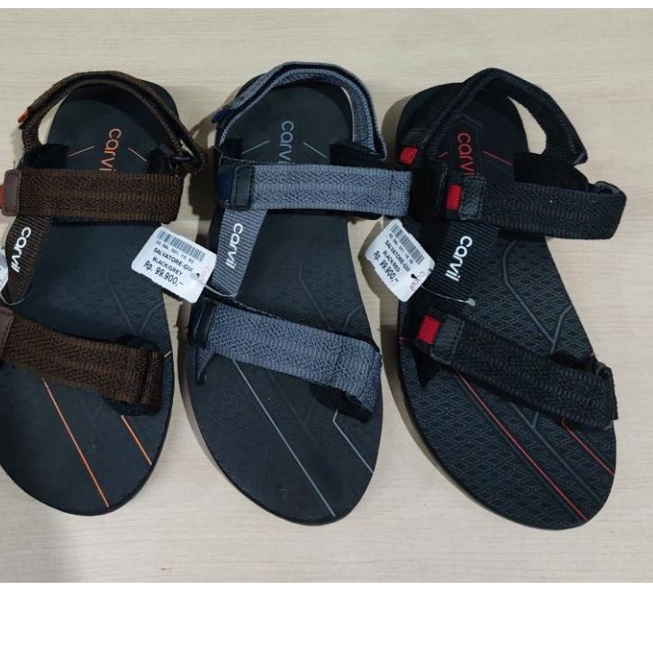 *BigSale* Carvil Sendal Gunung Pria Carvil Original Sandal Gunung Cowok Dewasa Hiking Ringan Awet Bi