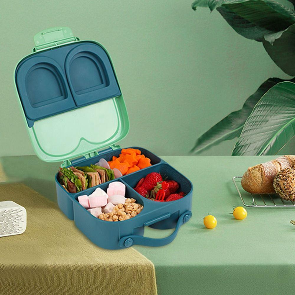 Solighter Lunch Box Camping Microwavable Untuk Siswa Pekerja Kantor Anti Bocor Fresh-keeping Bento Box