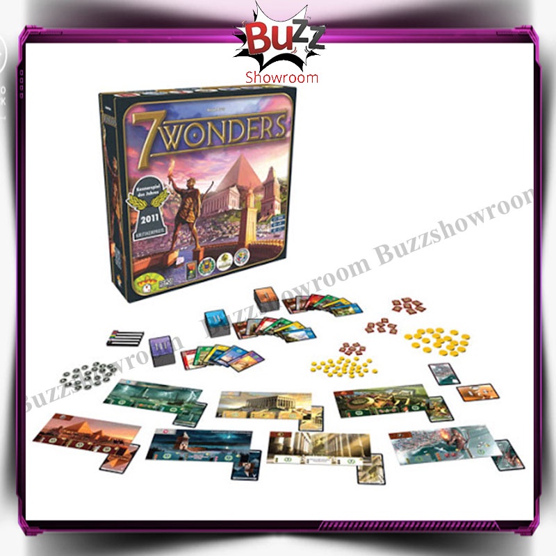 7 Wonders Seven Wonder Board Game