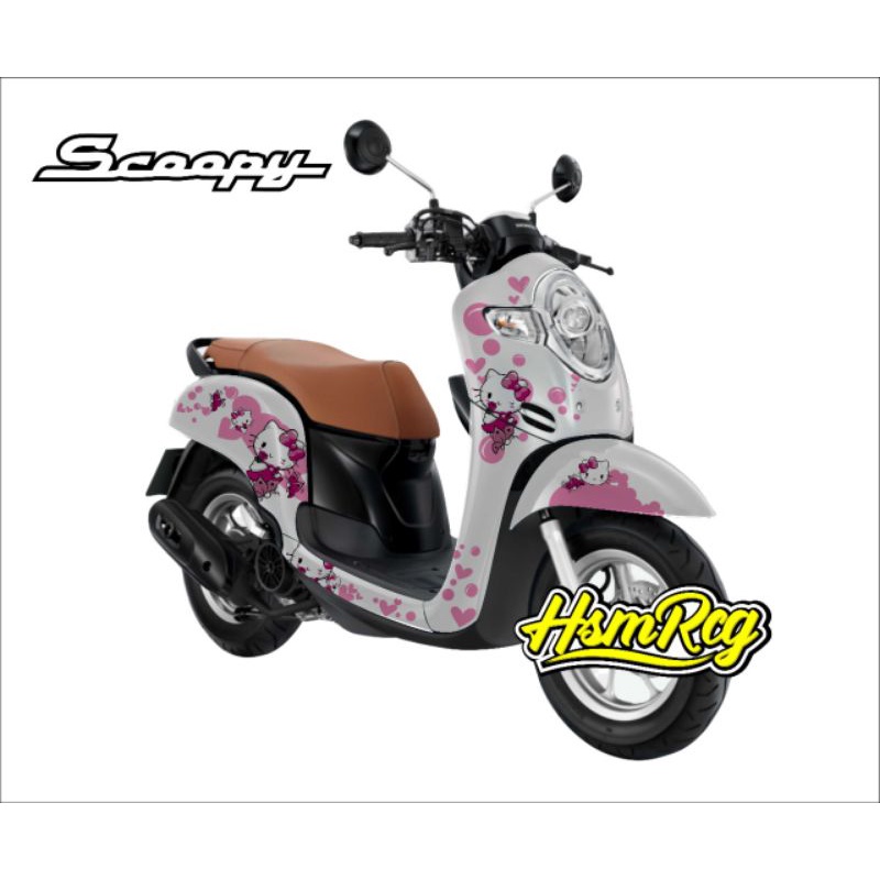 Decal Scoopy Hello Kitty Full Body