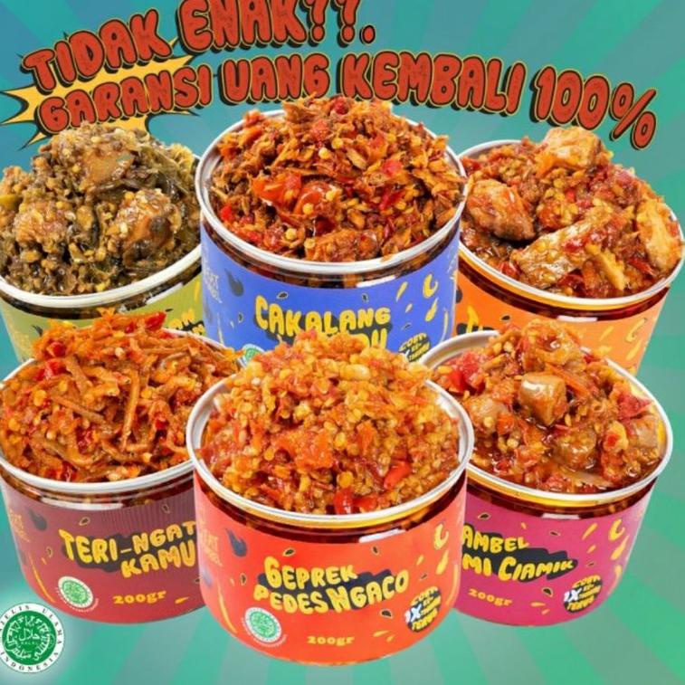 

#sale Eat Sambel Sambel Cumi Sambel Teri Tuna Ayam Suwir Eatsambel 200gr 0IG