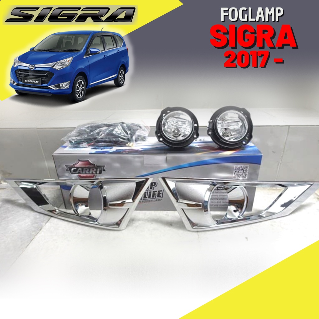 FOGLAMP LAMPU KABUT LENGKAP MOBIL SIGRA 2017-