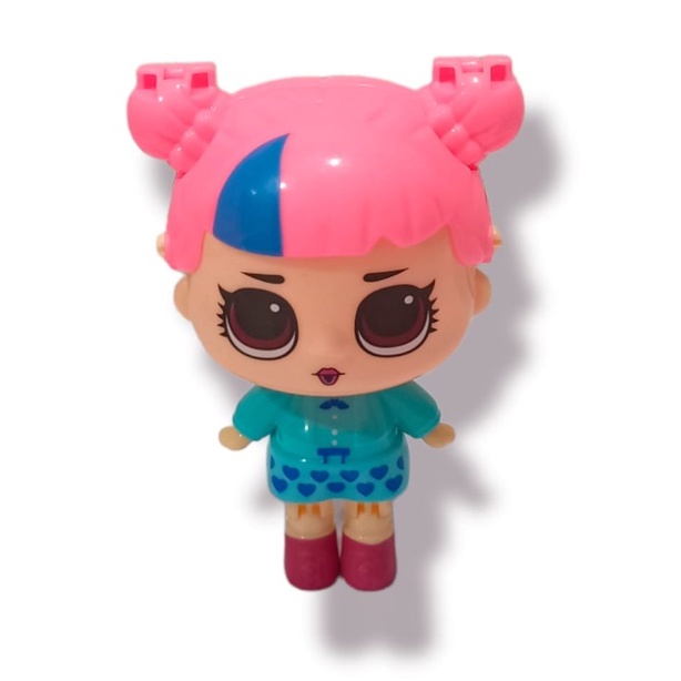 MAINAN BONEKA KEPALA BESAR PINK KUNCIRAN