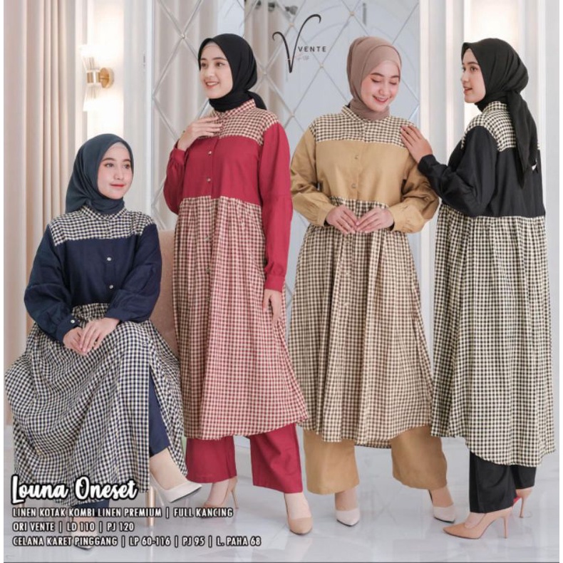 (NEW)SETELAN WANITA OOTD//LOUNA BY VENTE