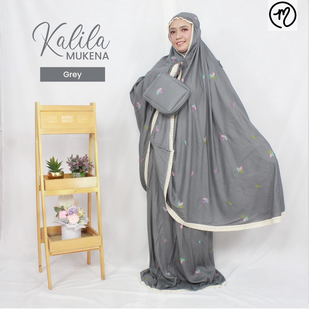 Mukena Rayon Bordir KALILA Daun