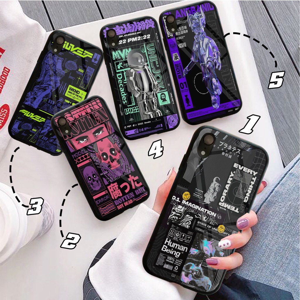￼￼[COD]Promo Case Iphone 7 7Plus 8 XR 11 12 13 Casing Hp Motif Art Aesthetic Gambar Custom Desain Ke