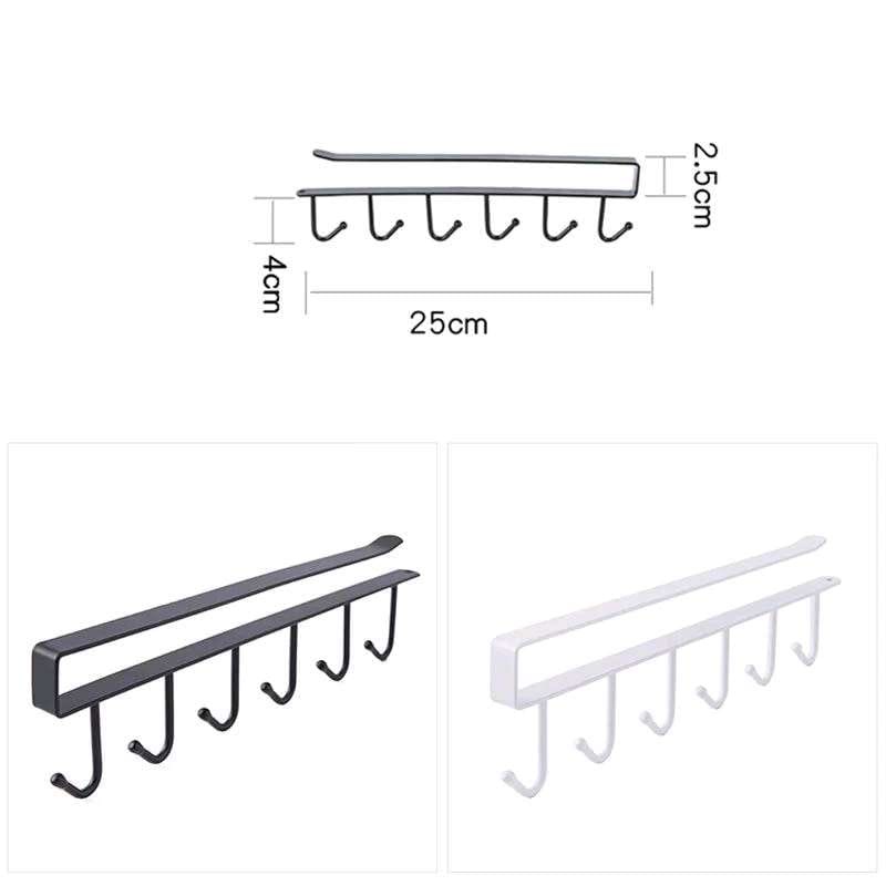 Gantungan Lemari Dapur , Gantungan Spatula , Gelas , Syal Bahan Besi GANTUNGAN PERALATAN DAPUR PRAKTIS